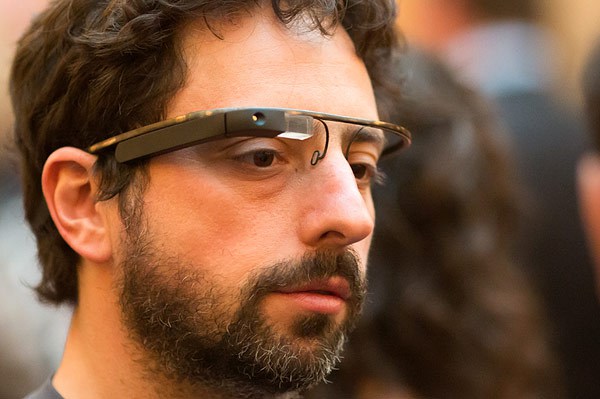Google founder Sergey Brin and his Glass: banned all over.